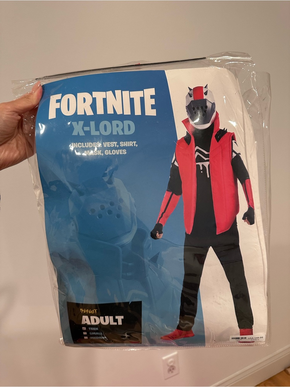 Spirit X-Lord Fortnite Costume size Teen or adult Xsmall - Picture 6 of 7